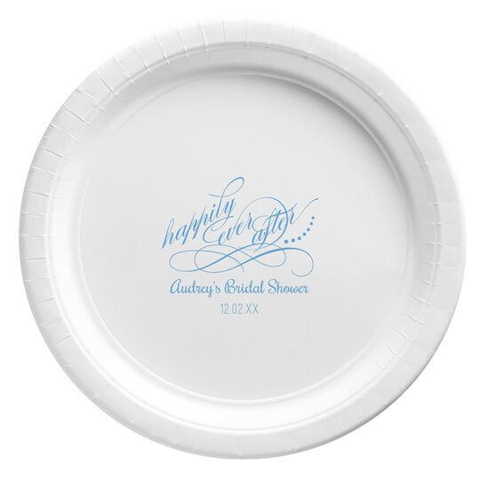 Happily Ever After Paper Plates